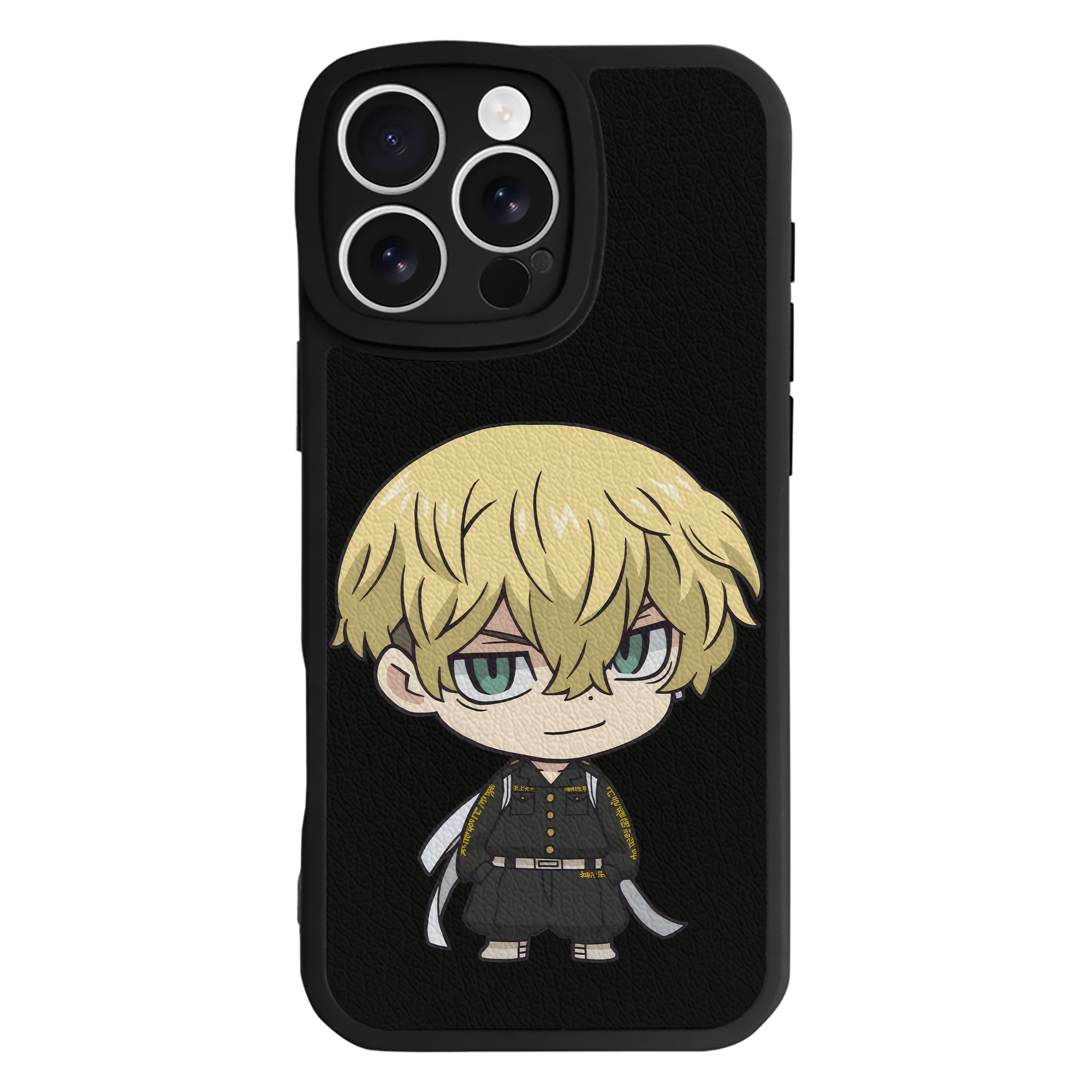 （画像用） 東京リベンジャーズ Tokyo Revengers 【iPhone 16シリーズ対応】シリコンスマホケース（レザー調） 材質：シリコン